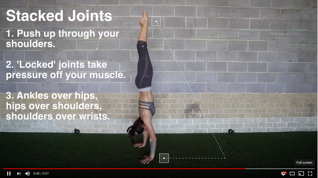 Kati Breazeal: Handstand Hold Hand Placement