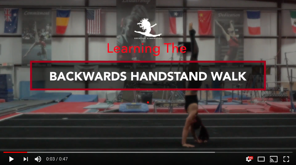 Kati Breazeal: Backward Handstand Walking