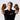 Men's Classic Freedom Leather - Tan - Model with hands lifted and palms up to show how the wraps fit on either hand